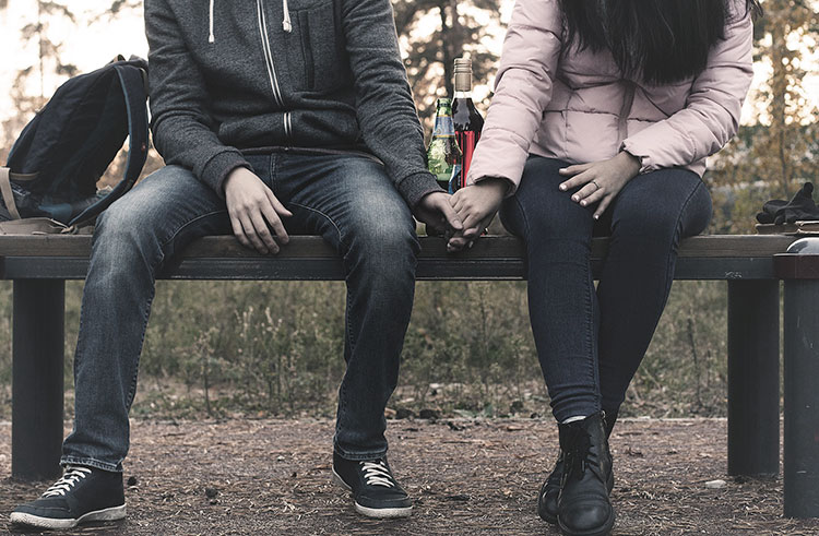 hold hands
