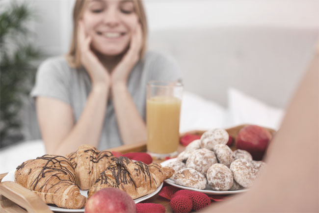 Breakfast in bed