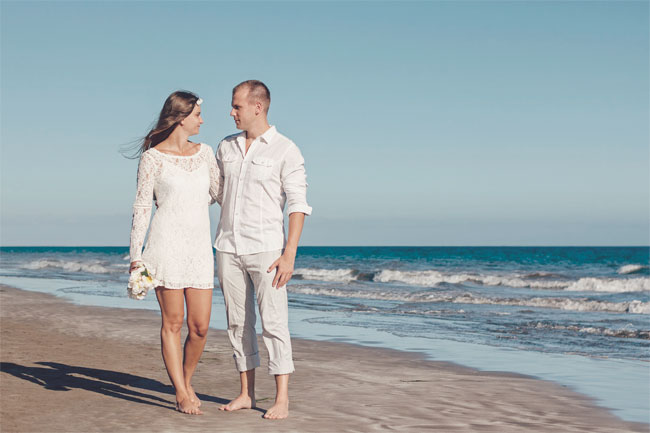 Couple on the beach