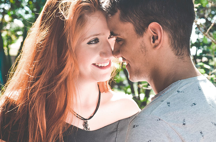 Look of a girl in love